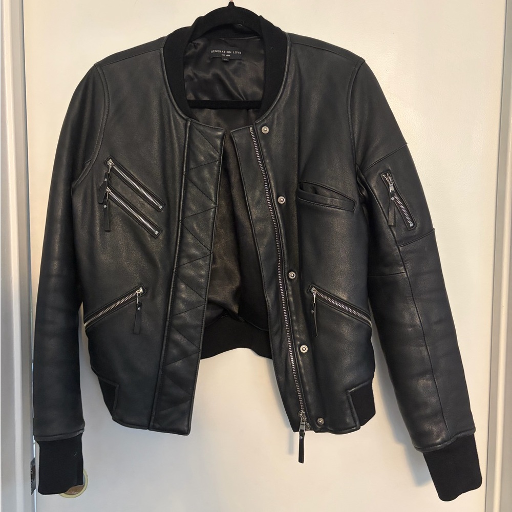 Generation Love Black Bomber Jacket
